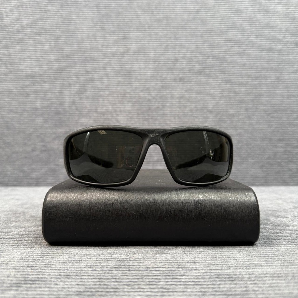 Dockers Mens Wrap Sunglasses Matte Black Sport Rectangular KHL Y2k‎